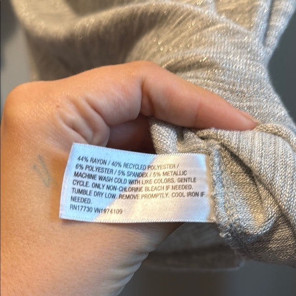 Universal Thread medium Gray Cowl Neck Sweater Fine-Knit - Picture 5 of 8